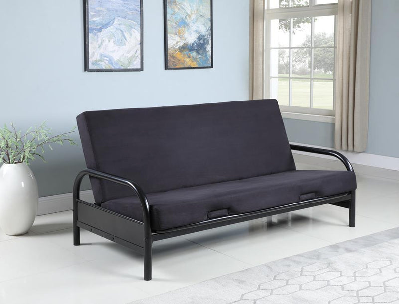 Tufted Futon - Black-Washburn's Home Furnishings