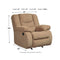 Tulen - Mocha - Rocker Recliner-Washburn's Home Furnishings