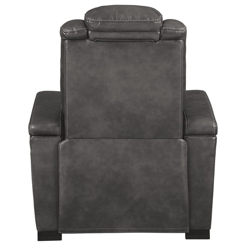 Turbulance - Quarry - Pwr Recliner/adj Headrest-Washburn's Home Furnishings