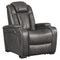 Turbulance - Quarry - Pwr Recliner/adj Headrest-Washburn's Home Furnishings