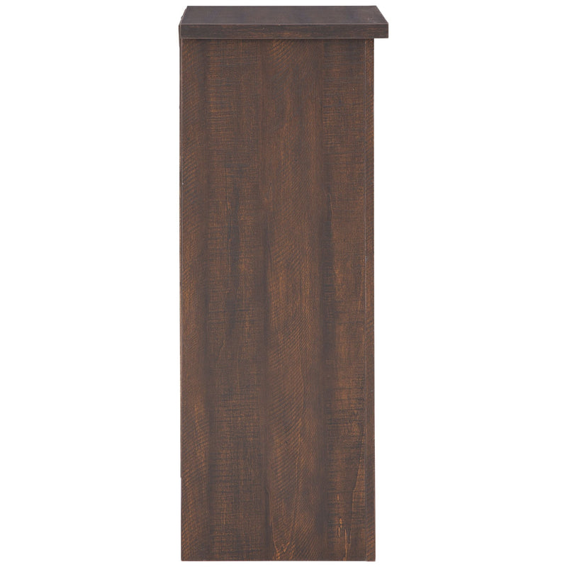 Turnley - Brown - Wine Cabinet-Washburn's Home Furnishings