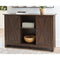 Turnley - Distressed Brown - Accent Cabinet-Washburn's Home Furnishings