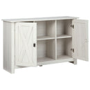 Turnley - Distressed White - Accent Cabinet-Washburn's Home Furnishings