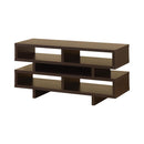 Tv Console With 5 Open Compartments - Brown-Washburn's Home Furnishings