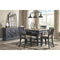 Tyler Creek - Black/Grayish Brown - Upholstered Barstool-Washburn's Home Furnishings