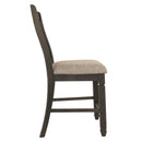 Tyler Creek - Black/Grayish Brown - Upholstered Barstool-Washburn's Home Furnishings