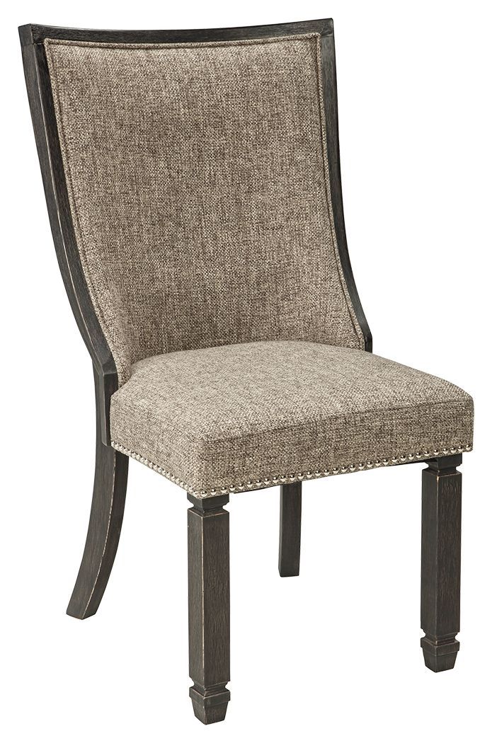 Tyler Creek - Black/grayish Brown - Dining Chair (set Of 2) - Framed Back-Washburn's Home Furnishings