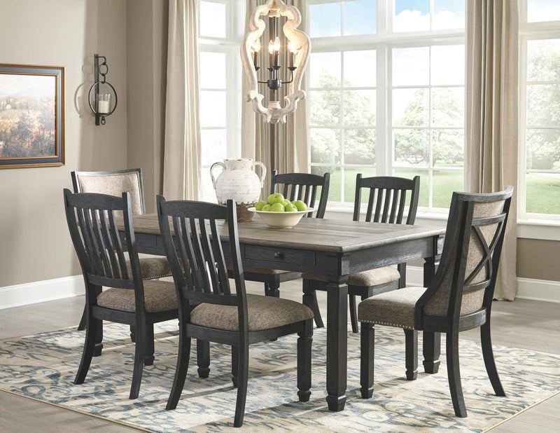 Tyler Creek - Black/grayish Brown - Dining Chair (set Of 2) - Slatback-Washburn's Home Furnishings