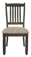 Tyler Creek - Black/grayish Brown - Dining Chair (set Of 2) - Slatback-Washburn's Home Furnishings