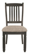 Tyler Creek - Black/grayish Brown - Dining Chair (set Of 2) - Slatback-Washburn's Home Furnishings