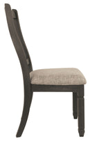 Tyler Creek - Black/grayish Brown - Dining Chair (set Of 2) - Slatback-Washburn's Home Furnishings