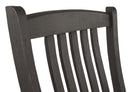 Tyler Creek - Black/grayish Brown - Dining Chair (set Of 2) - Slatback-Washburn's Home Furnishings