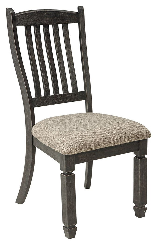 Tyler Creek - Black/grayish Brown - Dining Chair (set Of 2) - Slatback-Washburn's Home Furnishings