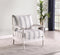 Upholstered Accent Chair With Spindle Accent - Pearl Silver-Washburn's Home Furnishings