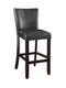 Upholstered Bar Stool - Black-Washburn's Home Furnishings