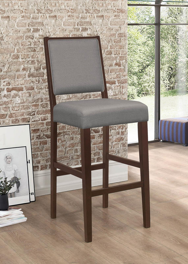 Upholstered Bar Stool - Gray-Washburn's Home Furnishings