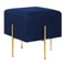 Upholstered Ottoman - Blue-Washburn's Home Furnishings