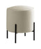 Upholstered Round Ottoman - White-Washburn's Home Furnishings