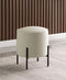 Upholstered Round Ottoman - White-Washburn's Home Furnishings