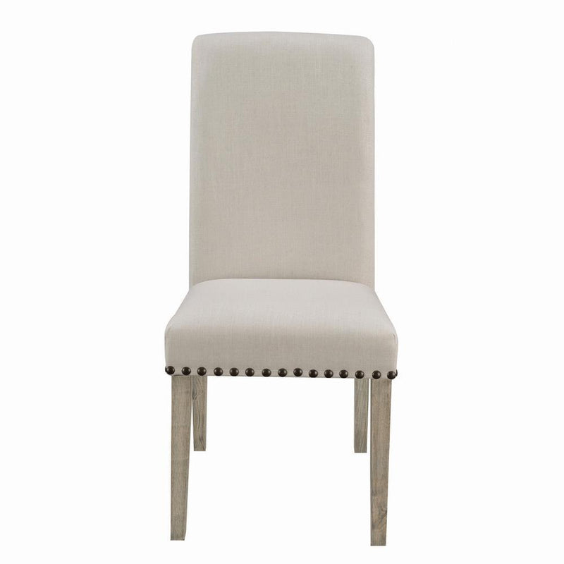 Upholstered Side Chairs - Beige (set Of 2)-Washburn's Home Furnishings