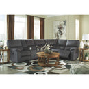 Urbino - Charcoal - Left Arm Facing Power Loveseat 3 Pc Sectional-Washburn's Home Furnishings