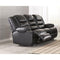 Vacherie - Black - Reclining Sofa-Washburn's Home Furnishings