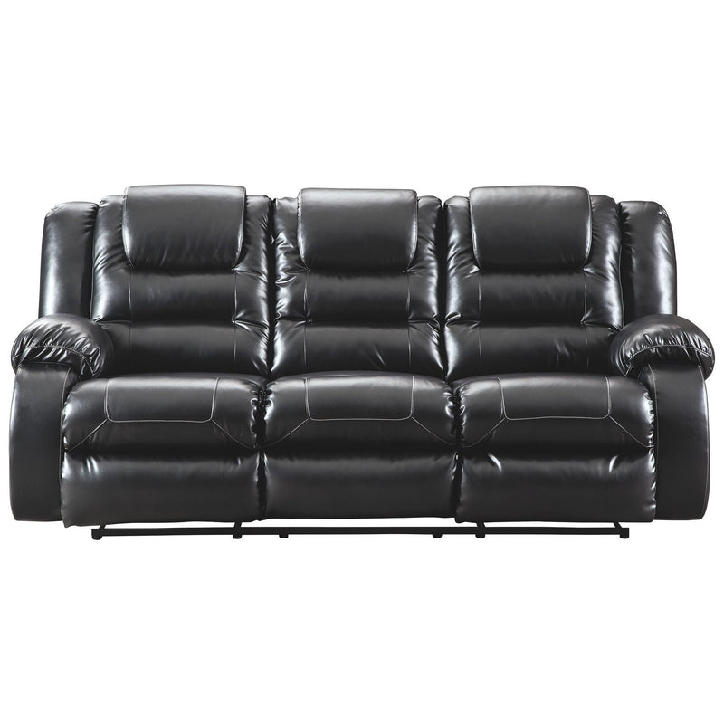 Vacherie - Black - Reclining Sofa-Washburn's Home Furnishings