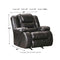 Vacherie - Black - Rocker Recliner-Washburn's Home Furnishings