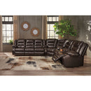 Vacherie - Chocolate - Reclining Sofa 3 Pc Sectional-Washburn's Home Furnishings