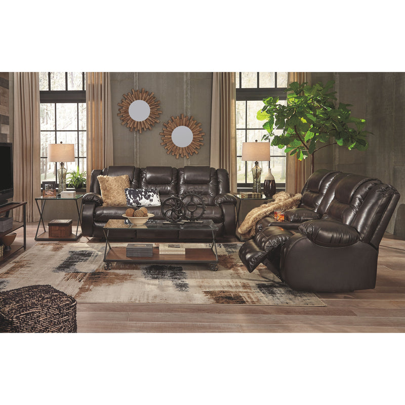 Vacherie - Chocolate - Reclining Sofa-Washburn's Home Furnishings