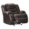 Vacherie - Chocolate - Rocker Recliner-Washburn's Home Furnishings