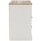 Vaibryn - White / Brown / Beige - Three Drawer Chest-Washburn's Home Furnishings