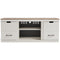 Vaibryn - White / Brown - Lg Tv Stand W/fireplace Option-Washburn's Home Furnishings