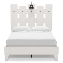 Vaibryn - White - Full Panel Platform Bed-Washburn's Home Furnishings