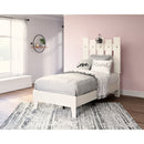 Vaibryn - White - Twin Panel Platform Bed-Washburn's Home Furnishings