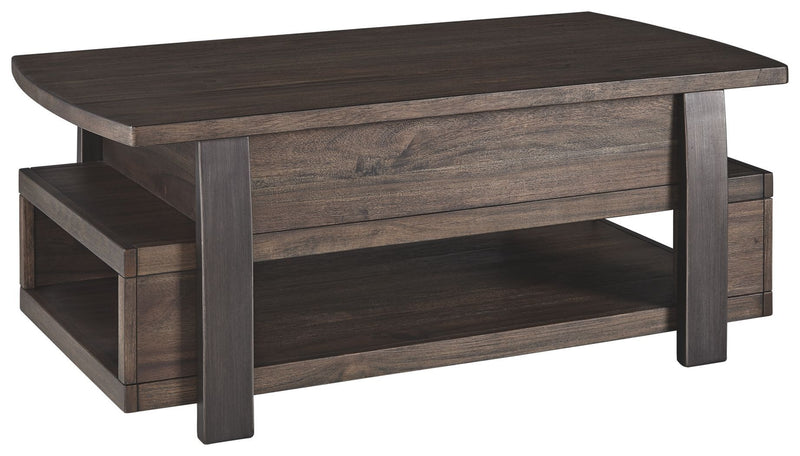 Vailbry - Brown - Lift Top Cocktail Table-Washburn's Home Furnishings