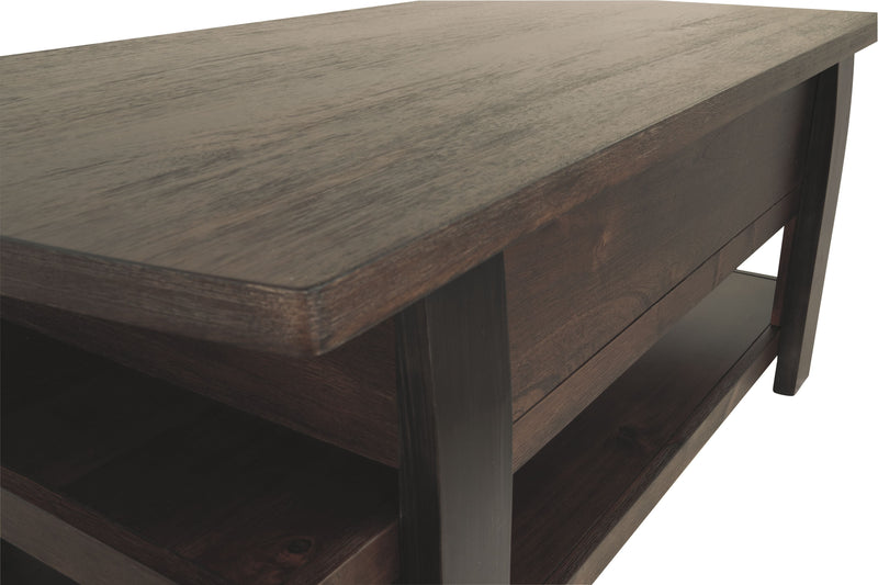 Vailbry - Brown - Lift Top Cocktail Table-Washburn's Home Furnishings