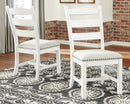 Valebeck - Beige/white - Dining Chair (set Of 2)-Washburn's Home Furnishings