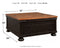 Valebeck - Black/brown - Lift Top Cocktail Table-Washburn's Home Furnishings