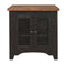 Valebeck - Black/brown - Rectangular End Table-Washburn's Home Furnishings