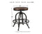 Valebeck - Brown/black - Swivel Barstool (2/cn)-Washburn's Home Furnishings