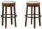 Valebeck - Brown/black - Tall Uph Swivel Stool (1/cn)-Washburn's Home Furnishings