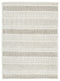 Vallcherr - Ivory/brown - Medium Rug-Washburn's Home Furnishings