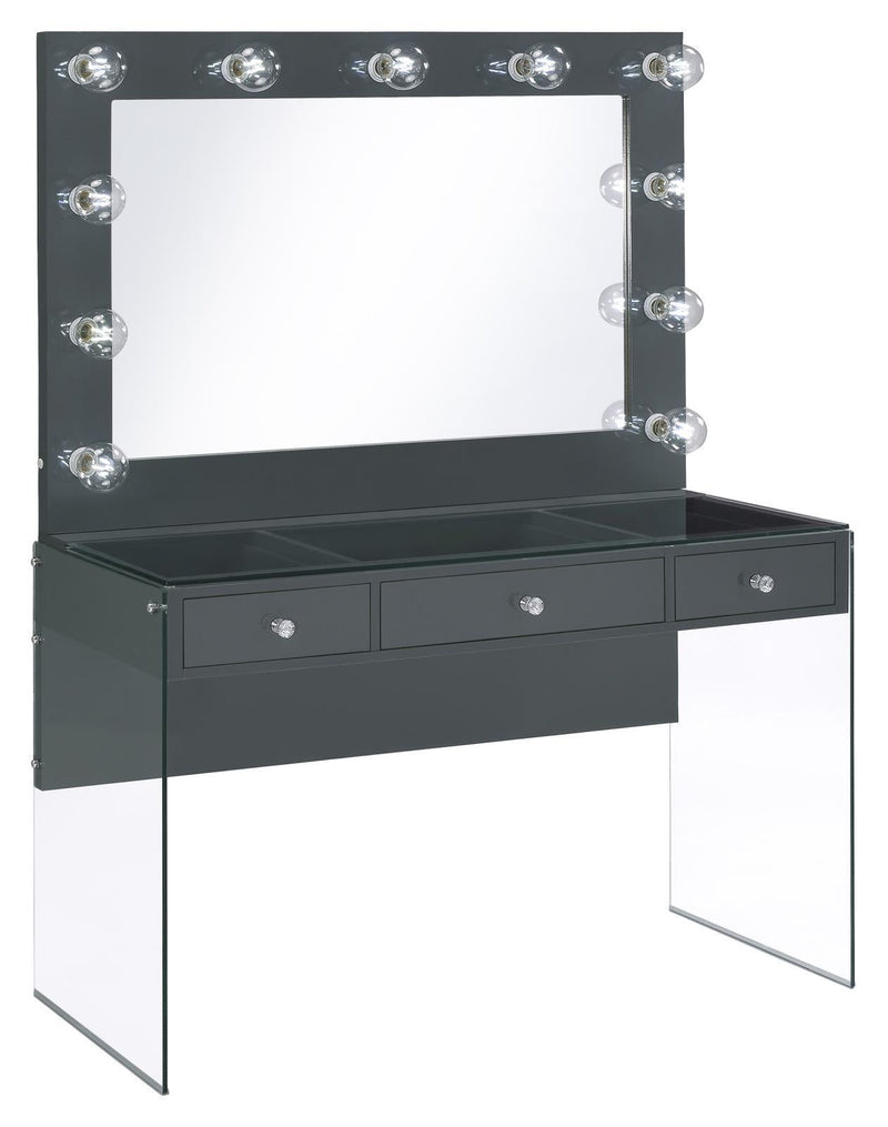 Vanity Set - Gray-Washburn's Home Furnishings