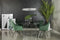 Veena - Green - Swivel Dining Chair-Washburn's Home Furnishings