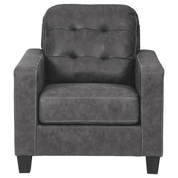 Venaldi - Gunmetal - Chair-Washburn's Home Furnishings