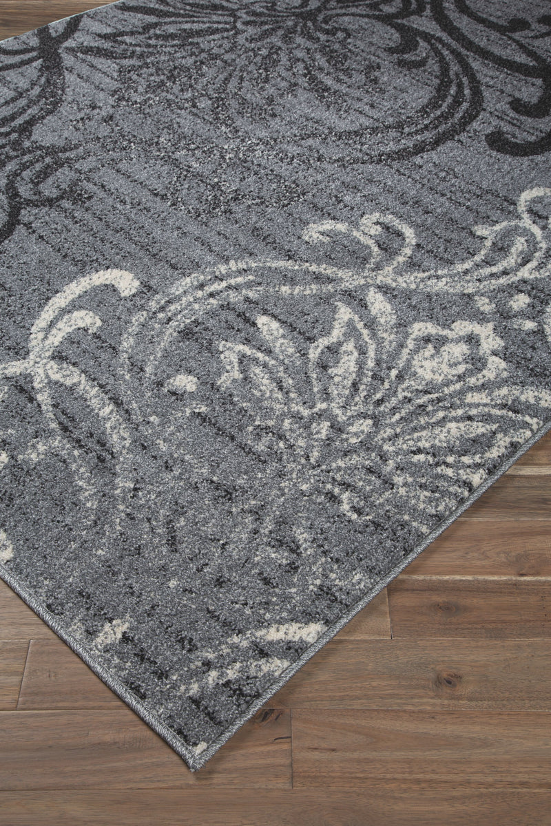 Verrill - Black/cream/gray - Large Rug-Washburn's Home Furnishings