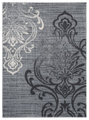 Verrill - Black/cream/gray - Large Rug-Washburn's Home Furnishings