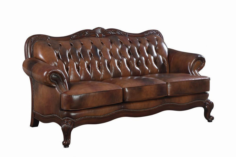 Victoria - Sofa - Brown-Washburn's Home Furnishings