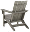 Visola - Gray - Adirondack Chair-Washburn's Home Furnishings